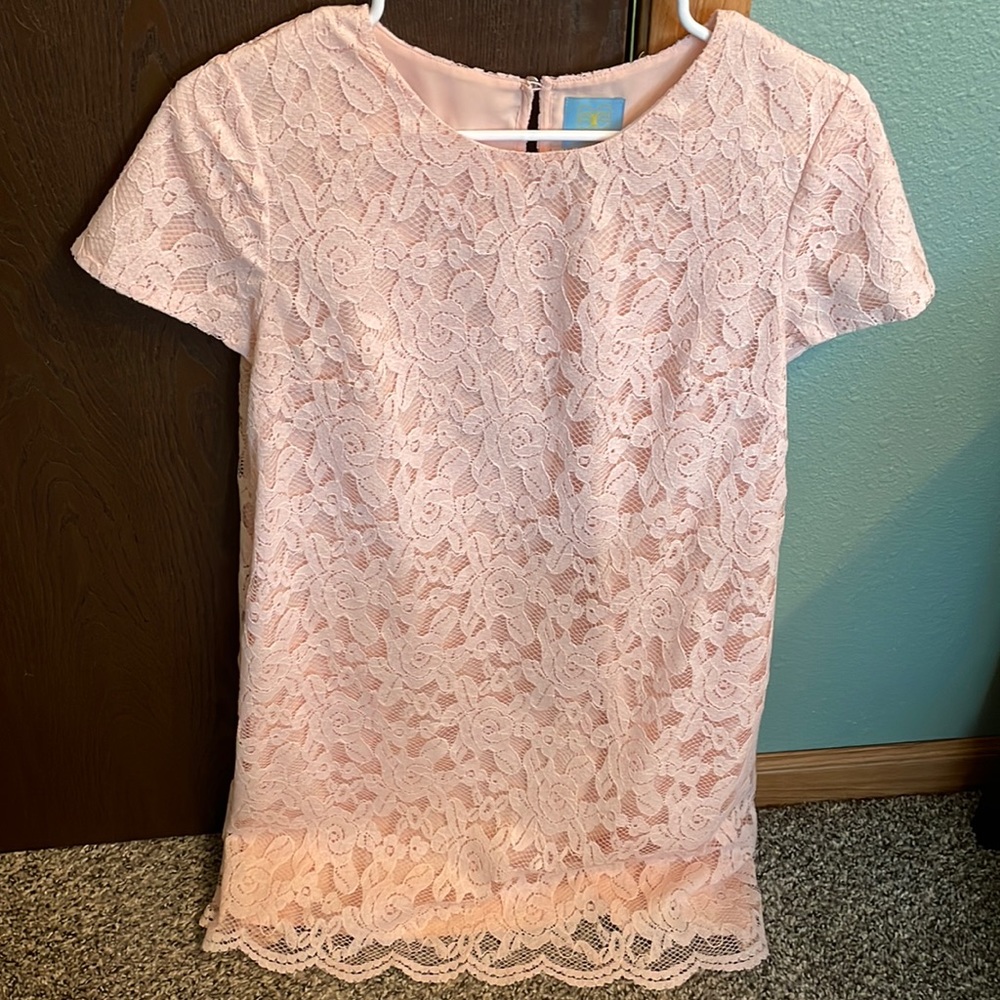 CECE pink shift dress